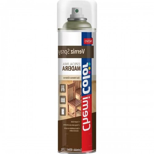 Spray Chemicolor Verniz Madeira Natural 400Ml/220G.