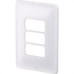 Placa Conjunto Modular Zeffia 4X2 - 3 Modulos Separados Horizontal 0183