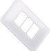 Placa Conjunto Modular Zeffia 4X2 - 3 Modulos Separados Horizontal 0183