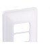Placa Conjunto Modular Zeffia 4X2 - 3 Modulos Separados Horizontal 0183