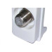 Modulo Pial Zeffia Conector Para Fio Coaxial Branco - 680157