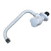 Torneira Bica Movel Pia Parede Abs Viqua Foz Horizontal - C-40 Branca
