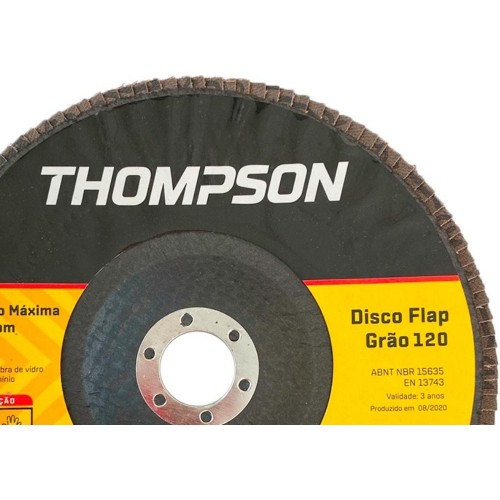 Disco Flap Thompson 7'' - Grao 120