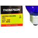 Lampada Colorida Thompson 15Wx127V. Azul - Kit C/10 Pecas