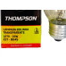 Lampada Colorida Thompson 15Wx127V. Clara - Kit C/10 Pecas