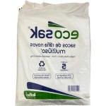 Saco De Rafia Novo Ecosak 50Cm X 75Cm - 50Kg - Pacote Com 5 Pecas Branco