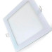 Plafon Led Embutir Ourolux 24W. Quadrado 2700K. 1890Lm