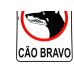 Placa Look 20X30Cm (Cuidado Cao Bravo) - Kit C/5 Pecas