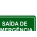 Placa Look 15X25Cm (Saida De Emergencia) - Kit C/5 Pecas