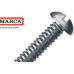 Parafuso Rosca Maquina Redonda Fenda Jomarca 5/32 X 1.1/2'' - Kit C/2 Centos