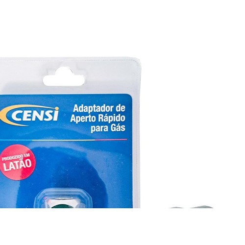 Acessorio Para Gas Censi Adaptador Reto Para Espigao 3/8'' E Rosca Femea 1/2'' Cromado - 7563