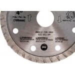 Disco Diamantado Stanley Turbo Seco 105Mm X 20Mm - 4'' - Sta47400B