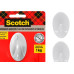 Gancho 3M Scotch Permanente Medio 1Kg Com 3 Pecas