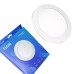 Plafon Led Embutir Elgin Redondo 12W. 6500K. Bivolt Branco