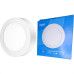 Plafon Led Sobrepor Elgin Redondo 24W. 6500K. Bivolt Branco