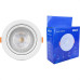 Spot Com Lampada Dicroica Led Elgin 5W. Redondo Branco Bivolt 6500K.