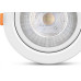 Spot Com Lampada Dicroica Led Elgin 5W. Redondo Branco Bivolt 3000K.