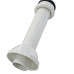 Tubo Ligacao Dacunha Branco Abs Ajustavel Com Spud 20Cm