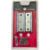 Dobradica Concept Blister Pado Aco Cromado 3521 - 3 Pecas - 3.1/2'' X 2.1/2''