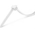 Abracadeira Nylon Foxlux Branca 2,5Mmx100Mm Com 100 Pecas