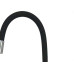 Torneira Gourmet Flex Parede Bica Movel Metal Metrox Black Cromada - C-60 - 1/4 Volta