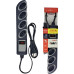 Filtro Linha Daneva Breaker 4 Tomadas 2P+T Com Chave Disjuntora Bivolt Grafite - Dn1646