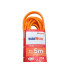 Extensao Daneva Pp Hard Work 2 Polos 20A. 2,5Mm Laranja - 5M