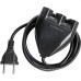 Extensao Interneed Paralela 2 Polos Axial 10A. Preta - 1,5M
