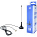 Antena Interna Pix Digital Mini Base Magnetica Com Cabo 1,5M