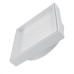 Ralo Invisivel Quadrado Estrela 15X15Cm Branco