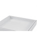 Ralo Invisivel Quadrado Estrela 15X15Cm Branco