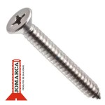 Parafuso Auto Atarraxante Inox Chata Philips Jomarca 3,9 X 19Mm - Kit C/2 Centos