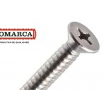 Parafuso Auto Atarraxante Inox Chata Philips Jomarca 3,9 X 19Mm - Kit C/2 Centos