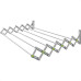 Varal Sanfonado Secalux Aluminio 1,00Mt
