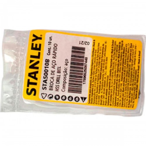 Broca Aco Rapido Stanley. F 9/64 - Kit C/10 Unidades