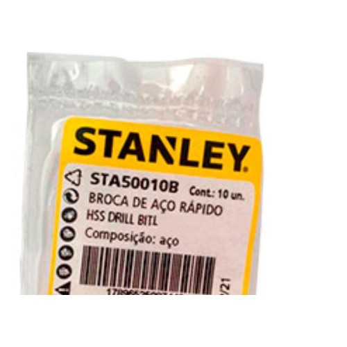 Broca Aco Rapido Stanley. F 9/64 - Kit C/10 Unidades