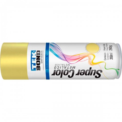 Spray Tek Metalico Ouro 350Ml