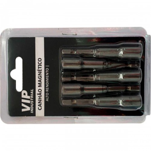 Soquete Canhao Magn.Vip 07Mm - Kit C/5 Unidades