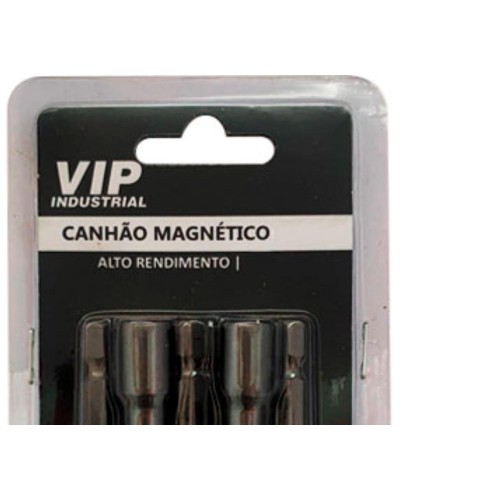 Soquete Canhao Magn.Vip 07Mm - Kit C/5 Unidades