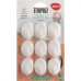 Kit 9 Ganchos Plastico 3,5X2X1,5Cm