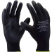 Luva Poliester Imbat Pu Preto 10 - Kit C/12 PR