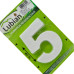 Numero Lubian 3D Branco Abs 5 10Cm