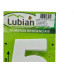Numero Lubian 3D Branco Abs 5 10Cm