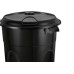 Cesto Lixo Injepl.Rd.Black 100L Cesto Lixo Injepl.Rd.Black 100L