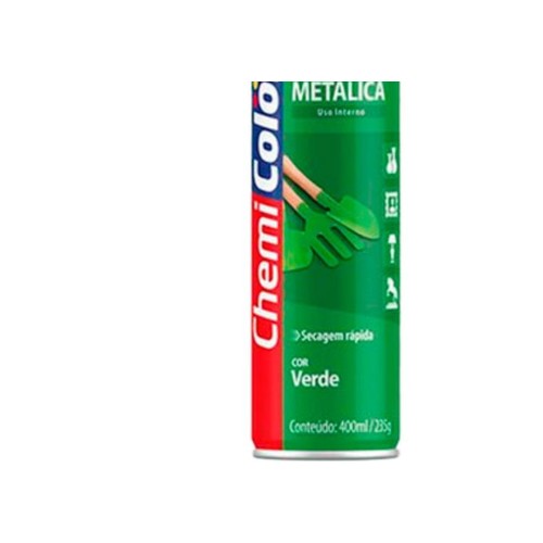 Spray Chemic.Metalico Verde  400Ml