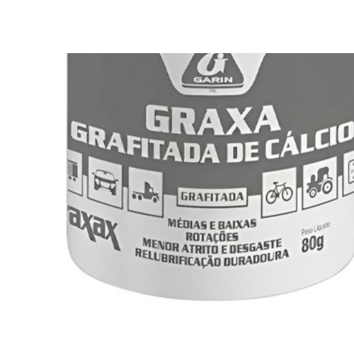 Graxa Calcio Grafitada Pote 80G