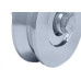 Roldana P/Portao C/Parafuso 4'' - Kit C/2 PC