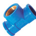 Tee Azul Krona 25Mm X 1/2 - Kit C/20 PC