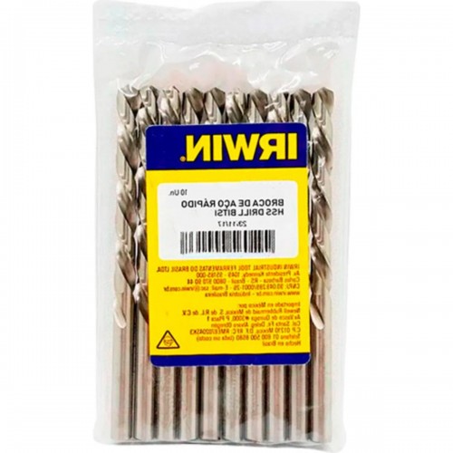 Broca Aco Rapido Irwin 2,5Mm - Kit C/10 Unidades