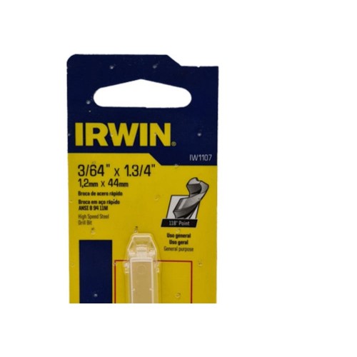 Broca Aco Rapido Irwin A 3/64 - Kit C/10 Unidades